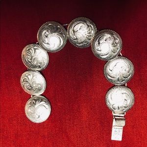 Women’s Silver Concho Bracelet